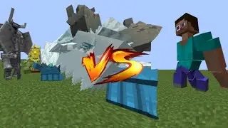 Smasteve vs Mowzie's Mobs Bosses | Minecraft Mob Battle