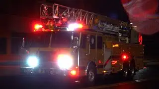 Chester Bureau of Fire Engine 82 & Ladder 82 Responding