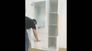 VIDA 3 Door 3 Drawers Wardrobe