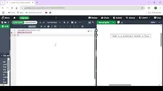 How to write a sentence inside a box in LaTeX. 