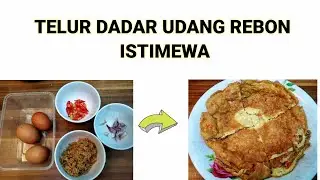 TELUR DADAR UDANG REBON ISTIMEWA.