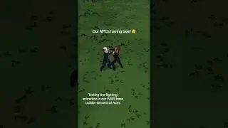 The NPCs in GROUND OF ACES can get into fights 🥊 #gamedev #pcgaming #gaminghumor #gamingmemes
