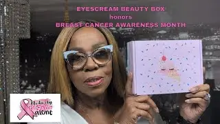 EYESCREAM BEAUTY BOX Unboxing/#breastcancerawareness #seasonedbeautiesunbox