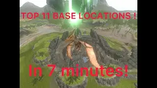 TOP 11 BEST base locations! Ark Mobile