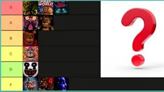 Fnaf game tier list