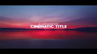 Cinematic Title (Intro) | After Effects- Promo