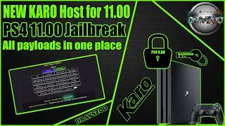 New KARO Host for 11.00 Fw PPPwn | All payloads in one place