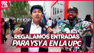 REGALO ENTRADAS PARA YSY A EN LA UPC