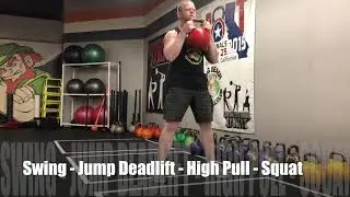 Lower Body Kettlebell Flow 32kg
