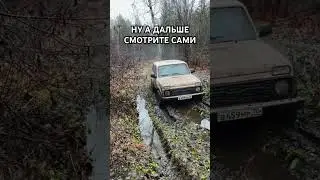 НИВА 4х4 НА ДОРОЖНОЙ РЕЗИНЕ В ЛЕСУ