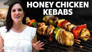 How to Grill Perfect Kebabs - Yummy Honey Chicken Kebabs | Get Cookin’ | Allrecipes