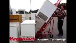Magnojack deep freezer stacking  test driving 1