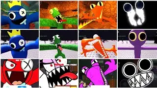 Rainbow Friends Chapter 1 Vs Rainbow But it's Alphabet Lore Vs Concept All Jumpscares