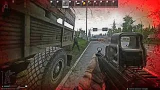Escape from Tarkov: Using surgery kit in the open.
