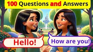 100 Question and Answers For English Beginners.  💡