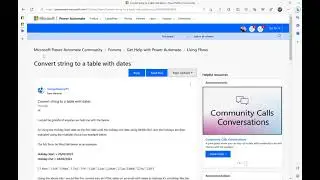 Power Automate - Generate sequence of dates using start & end date (Community Question Explained)