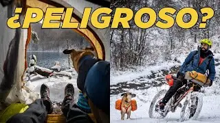 BIKEPACKING & ACAMPADA EN INVIERNO 🥶 5 Consejos para no congelarse 🥶