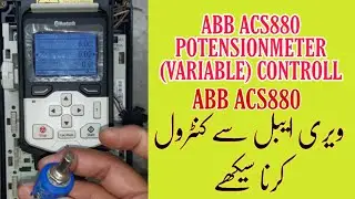 ABB Acs880 potensionmeter controll | abb acs880 variable controll | vfd repairing lab