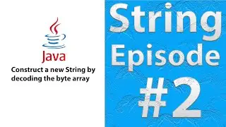 Construct a new String by decoding the byte array in Java
