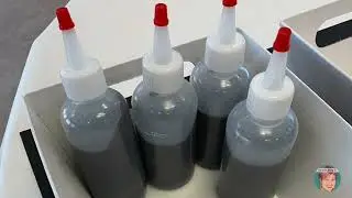 How to make "Goth Glue" or Glue with Black Acrylic Paint
