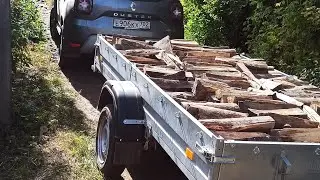 Рено Дастер 1,3 турбо с прицепом.