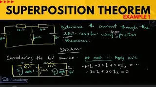 Solved Example on Superposition Theorem. Ex1. How to Solve Circuit Using Superposition Theorem