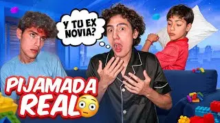 HICE UNA PIJAMADA CON MIS HERMANOS 😱 | Leo Study