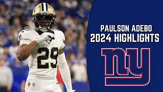 Paulson Adebo Highlights 🔥 | Welcome to the Giants