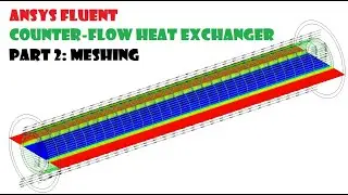 ANSYS FLUENT Tutorial: Counter Flow Heat Exchanger Part 2/3