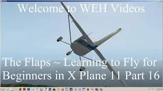 The Flaps ~ Learning to Fly for Beginners in X Plane 11 Part 16