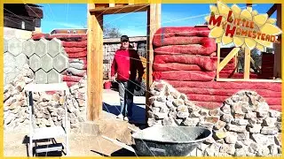 Only TinyShinyHome Can Solve This👀 | Earthbag Hyperadobe Shop Construction | Weekly Peek Ep381