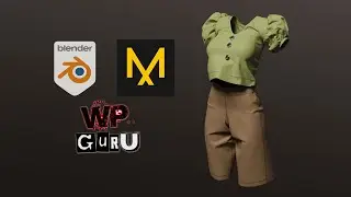 Importing my Marvelous Designer Puffy Outfit into Blender - 3D Shenanigans #3.14