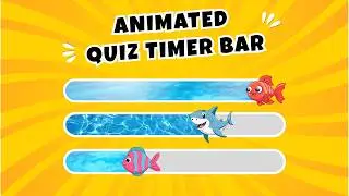 How to Create Animated Quiz Progress Bar Using Canva | Viral Quiz Video