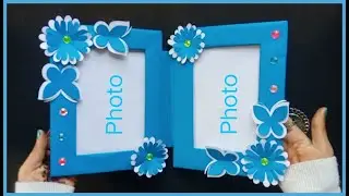 DIY- Photo frame/ How to make Photo frame with cardboard/ Easy and Beautiful photo frame