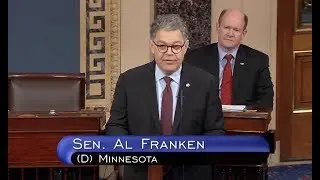 Sen. Franken Delivers Final Senate Speech - Full Event