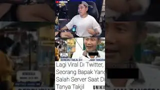 lagi viral di twitter bpk salah server 