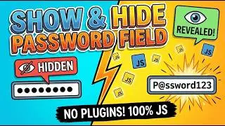 How to Show and Hide the Password Field in JavaScript - #99