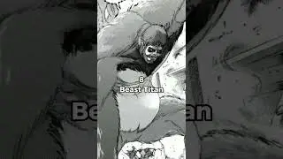 Top 10 Strongest Titans