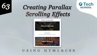Creating Parallax Scrolling Effects with HTML & CSS | #75DayUIChallenge #day63