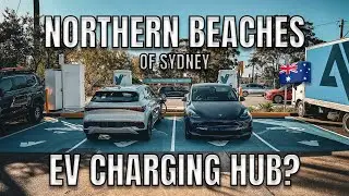 2023 Tesla Model Y EV DC Fast Charging Hub on Sydney Northern Beaches