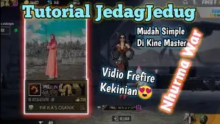 CARA MEMBUAT VIDIO JEDAGJEDUG FREE FIRE MENGUNAKAN FOTO SENDIRI DAN USER NAME FREE FIRE