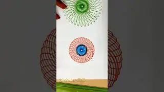 Spirograph art#shorts #spirograph #ytshots #art#drawing#viral