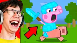 Peppa Pig Family VS Minecraft! (Funny Animation)