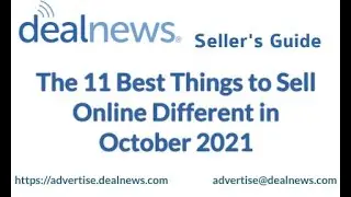 The 11 Best Things to Sell Online in October 2021