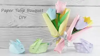 Paper Tulip Bouquet DIY