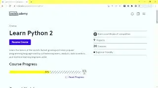 Learn Python 2  - Loops - While you're at it