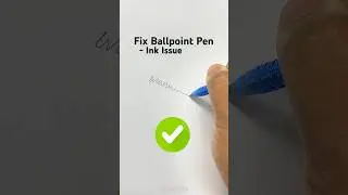 How to Fix pen ink flow issues 
