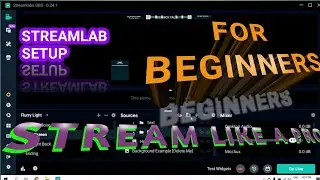 how to setup streamlab obs for beginners. how to start live stream. live stream kaise kare.