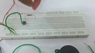 Experiment on Buzzer , battery and switch.