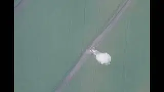 Кадры уничтожения украинской ЗРПК Тунгуска с помощью Ланцета в Курской области.